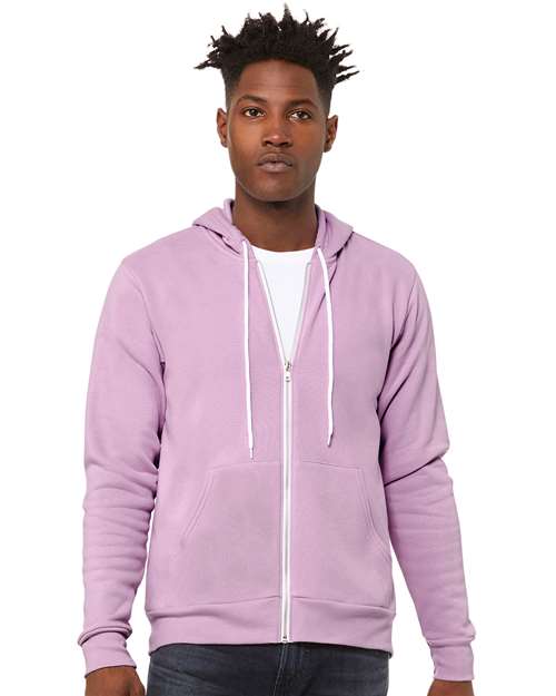 BELLA + CANVAS 3739 Unisex Sponge Fleece Full-Zip Hoodie Sweatshirt
