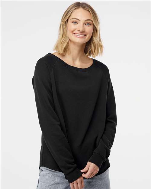 Independent Trading Co. PRM2000 Women's California Wave Wash Crewneck Sweatshirt