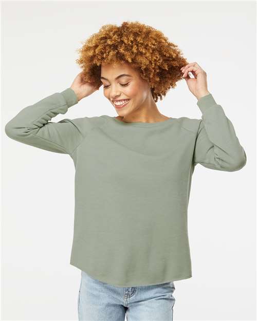 Independent Trading Co. PRM2000 Women's California Wave Wash Crewneck Sweatshirt