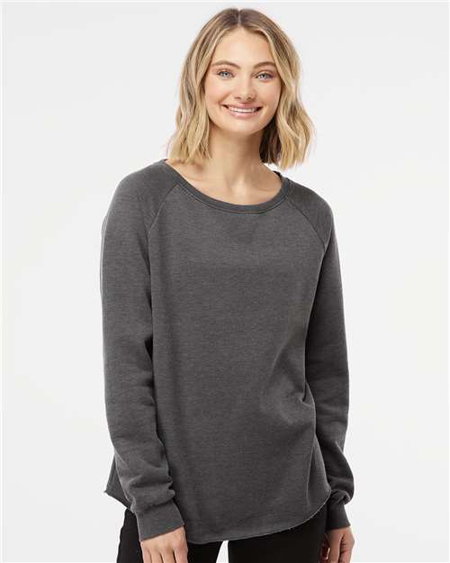 Independent Trading Co. - Women's California Wave Wash Crewneck Sweatshirt - PRM2000