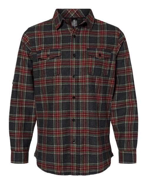 Burnside - Yarn-Dyed Long Sleeve Flannel Shirt - 8210