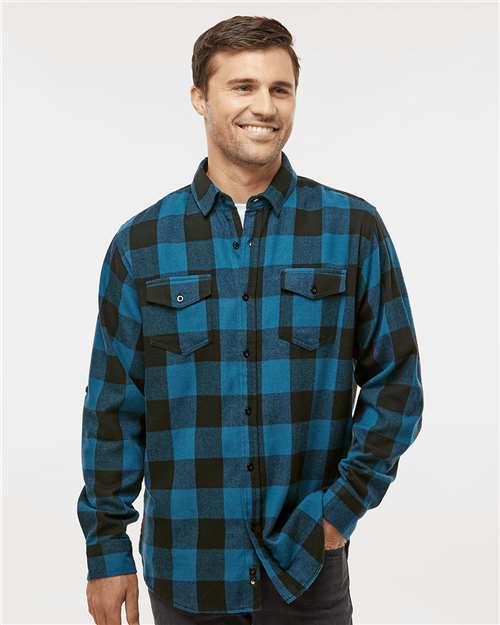 Burnside - Yarn-Dyed Long Sleeve Flannel Shirt - 8210