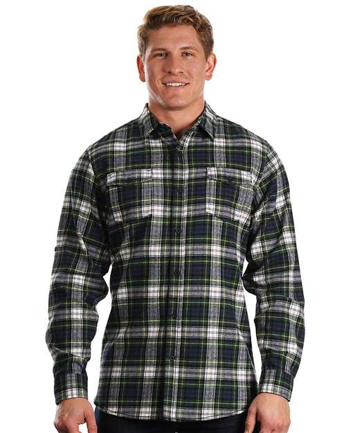 Burnside - Yarn-Dyed Long Sleeve Flannel Shirt - 8210