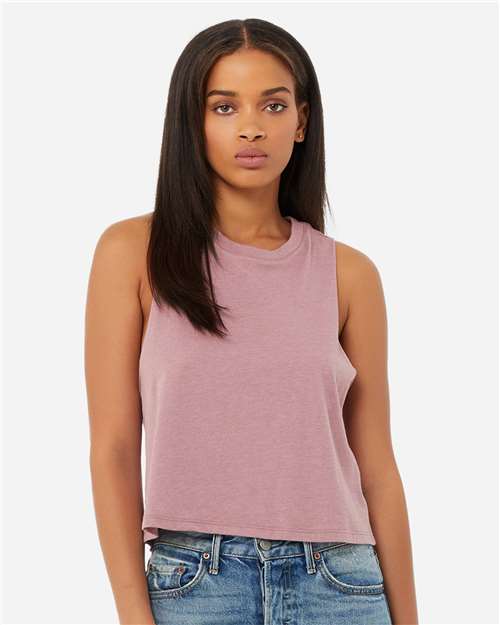 BELLA + CANVAS 6682 Women's Racerback Crop Tank