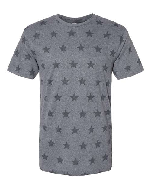 Code Five - Men's Star Print Tee - 3929