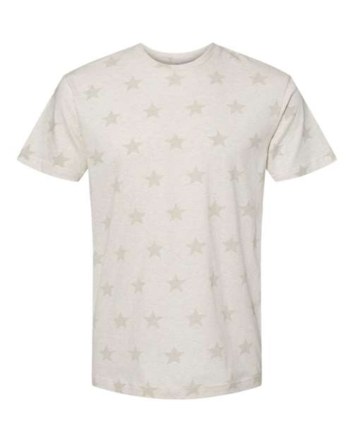 Code Five - Men's Star Print Tee - 3929