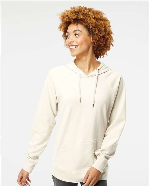 Independent Trading Co. SS1000 Unisex Icon Lightweight Loopback Terry Hooded Sweatshirt