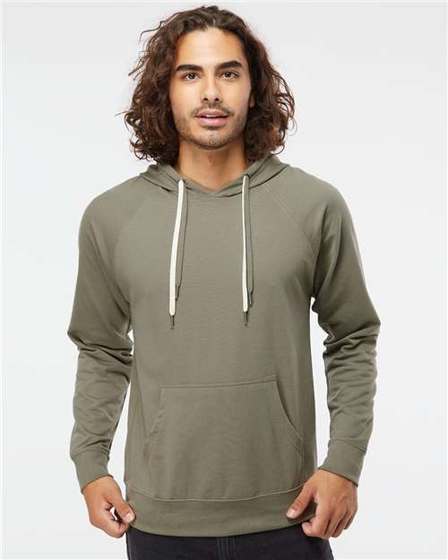 Independent Trading Co. SS1000 Unisex Icon Lightweight Loopback Terry Hooded Sweatshirt