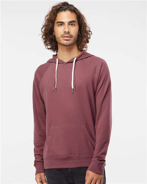 Independent Trading Co. SS1000 Unisex Icon Lightweight Loopback Terry Hooded Sweatshirt