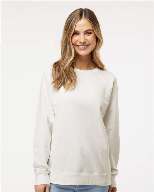 Independent Trading Co. SS1000C Unisex Icon Lightweight Loopback Terry Crewneck Sweatshirt