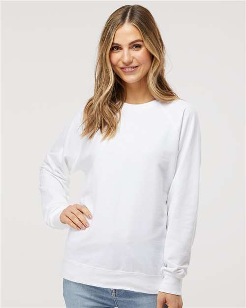Independent Trading Co. SS1000C Unisex Icon Lightweight Loopback Terry Crewneck Sweatshirt