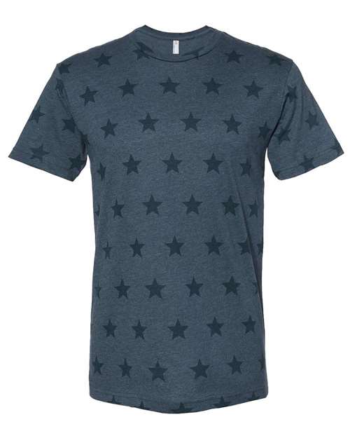 Code Five - Men's Star Print Tee - 3929