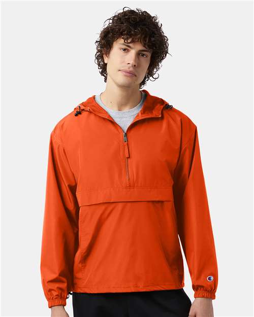 Champion - Hooded Packable Quarter-Zip Jacket - CO200