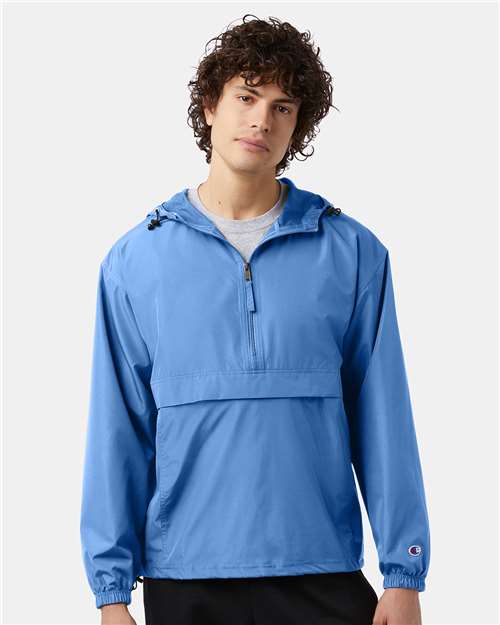 Champion - Hooded Packable Quarter-Zip Jacket - CO200