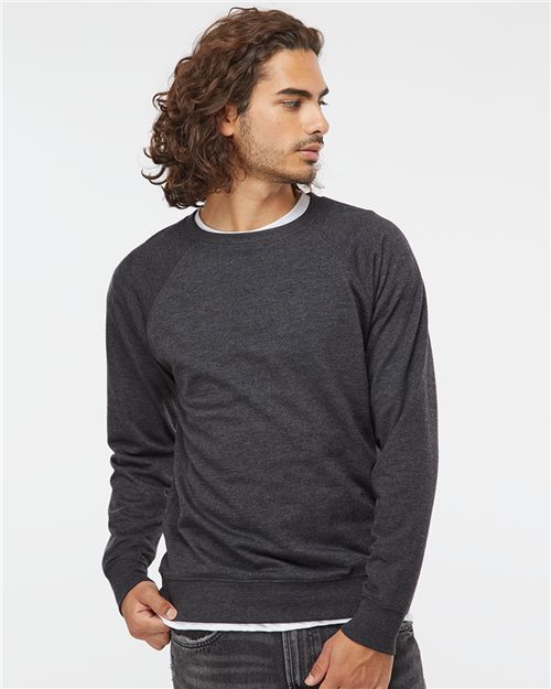 Independent Trading Co. SS1000C Unisex Icon Lightweight Loopback Terry Crewneck Sweatshirt