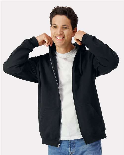 Gildan SF600 Unisex Softstyle® Midweight Full-Zip Hooded Sweatshirt