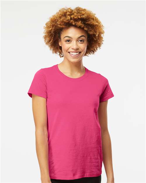 M&O - Women's Gold Soft Touch T-Shirt - 4810