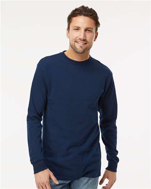 M&O 4820 Unisex Gold Soft Touch Long Sleeve T-Shirt