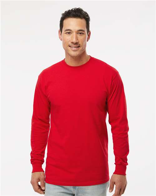 M&O 4820 Unisex Gold Soft Touch Long Sleeve T-Shirt
