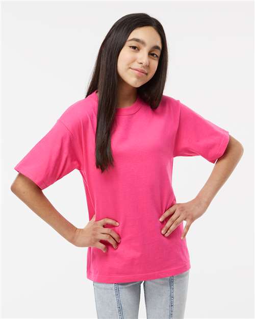 M&O 4850 Youth Gold Soft Touch T-Shirt