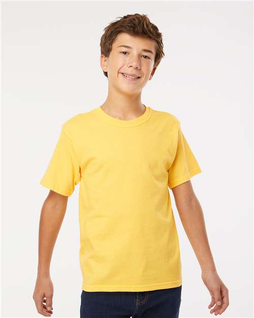M&O 4850 Youth Gold Soft Touch T-Shirt