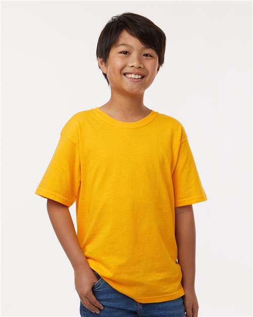 M&O - Youth Gold Soft Touch T-Shirt - 4850