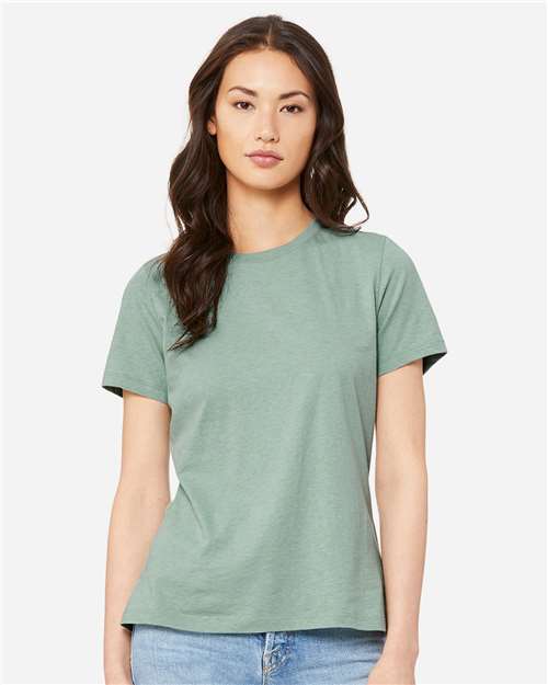 BELLA + CANVAS 6400CVC Women’s Relaxed Fit Heather CVC Tee