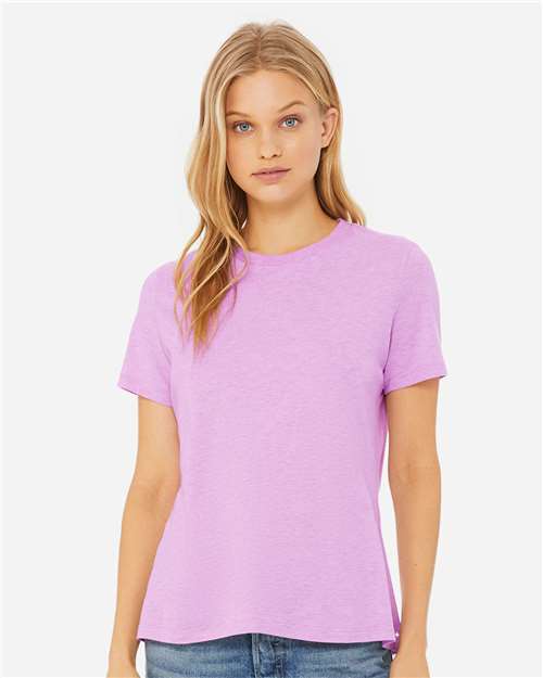 BELLA + CANVAS 6400CVC Women’s Relaxed Fit Heather CVC Tee