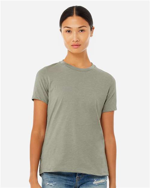 BELLA + CANVAS 6400CVC Women’s Relaxed Fit Heather CVC Tee