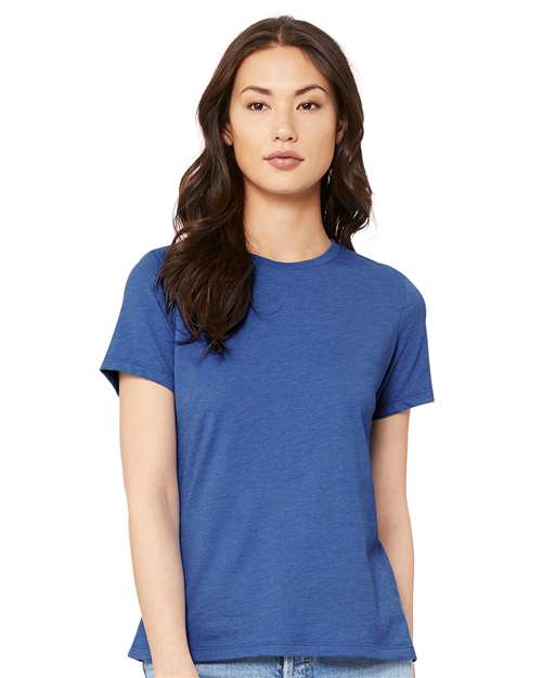BELLA + CANVAS 6400CVC Women’s Relaxed Fit Heather CVC Tee