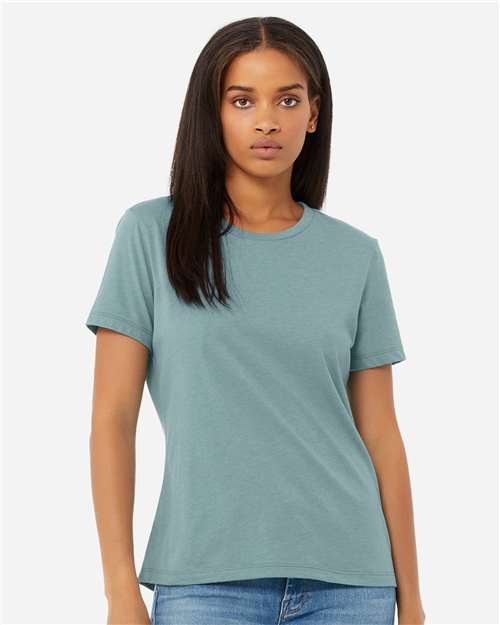 BELLA + CANVAS 6400CVC Women’s Relaxed Fit Heather CVC Tee