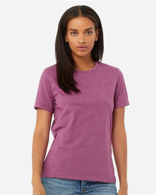 BELLA + CANVAS 6400CVC Women’s Relaxed Fit Heather CVC Tee