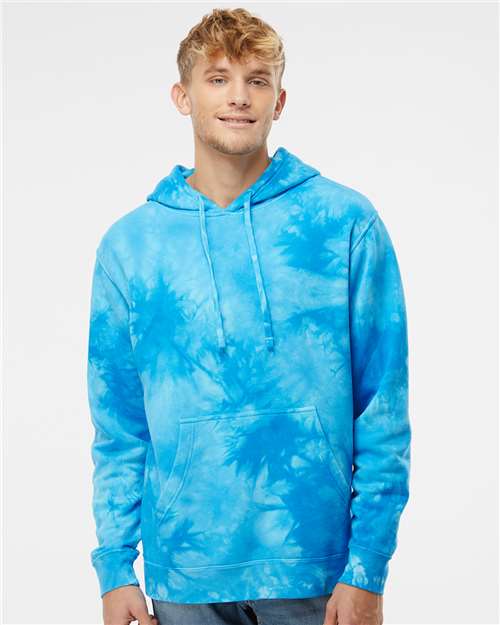 Independent Trading Co. - Midweight Tie-Dyed Hooded Sweatshirt - PRM4500TD