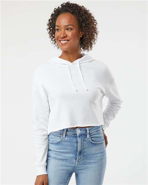 Independent Trading Co. - Women’s Lightweight Crop Hooded Sweatshirt - AFX64CRP