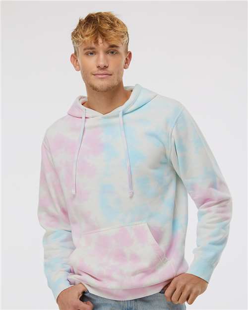 Independent Trading Co. - Midweight Tie-Dyed Hooded Sweatshirt - PRM4500TD