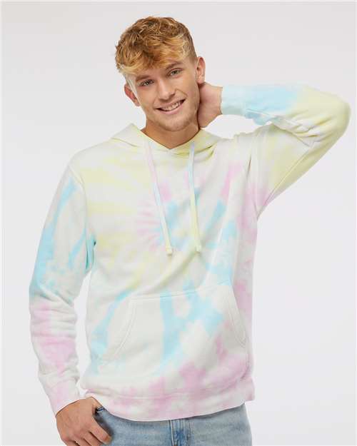 Independent Trading Co. - Midweight Tie-Dyed Hooded Sweatshirt - PRM4500TD