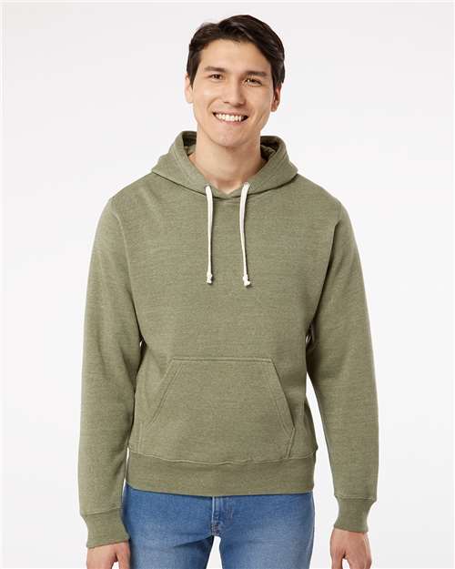 J. America 8871 Men's Triblend Fleece Hooded Sweatshirt