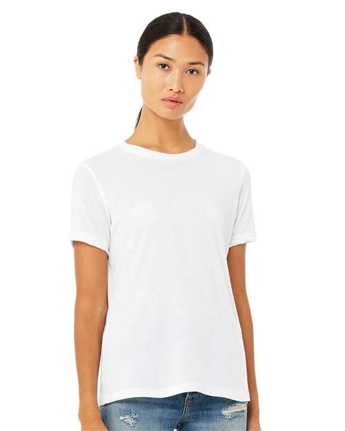 BELLA + CANVAS 6400CVC Women’s Relaxed Fit Heather CVC Tee