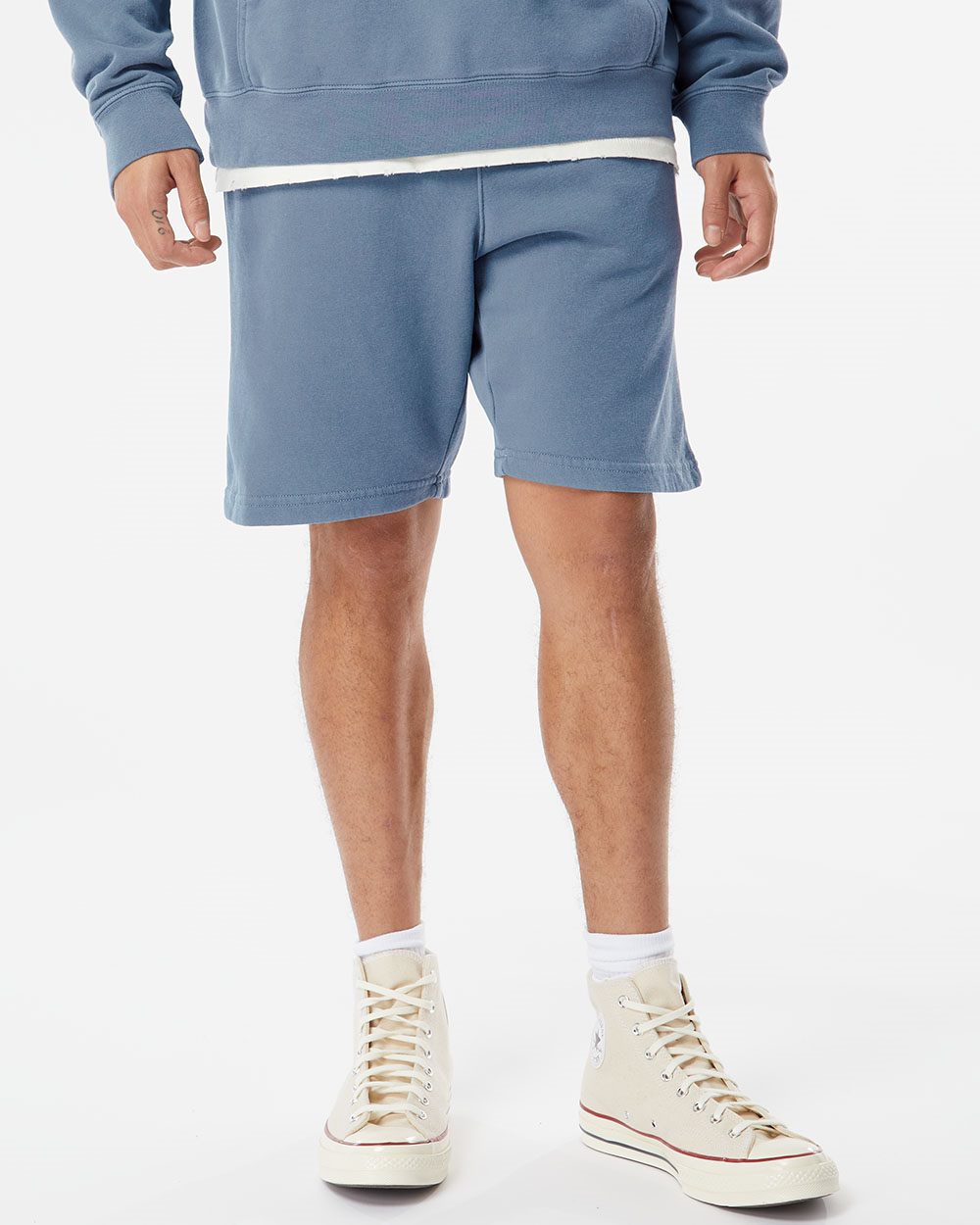 Independent Trading Co. PRM50STPD Unisex Pigment-Dyed Fleece Shorts
