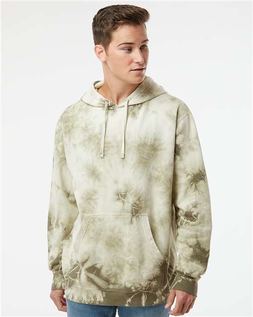 Independent Trading Co. - Midweight Tie-Dyed Hooded Sweatshirt - PRM4500TD