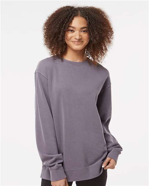 Independent Trading Co. PRM3500 Unisex Midweight Pigment-Dyed Crewneck Sweatshirt